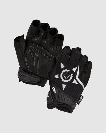Flex Guard Fingerless Work Wear Gloves Black