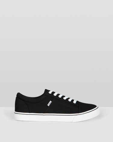 Estate Canvas Shoes Black White