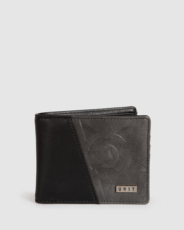 Split Bi-Fold Wallet Black