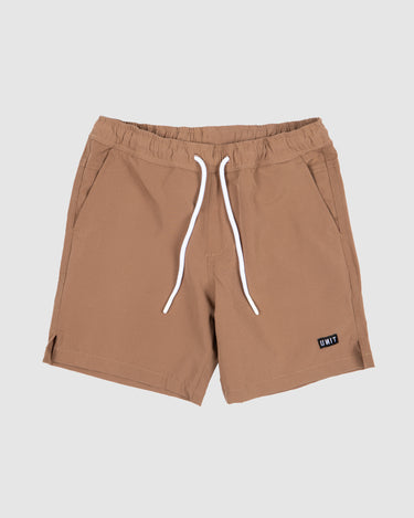 Youth Block Shorts Khaki