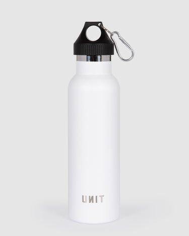 600ml Insulated Water Bottle White