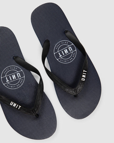 Stamp Flip Flops Navy