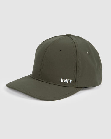 Performance Curve Peak Snapback Cap Miltary
