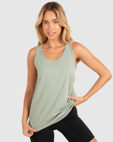 Studio Singlet Sage Green