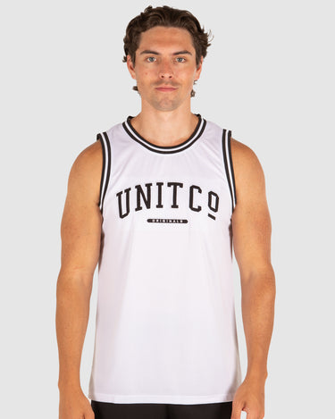 Squad Sports Tank White