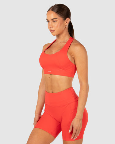 Energy Cross Sports Bra Red