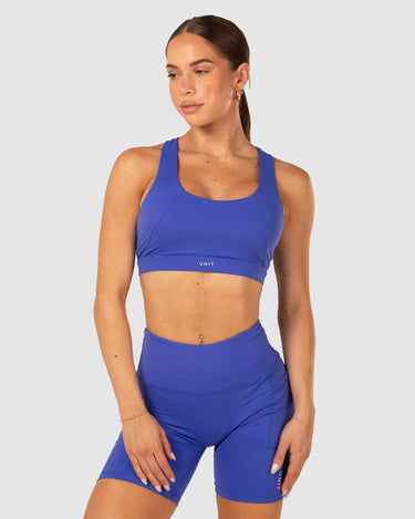 Energy Cross Sports Bra Royal Blue