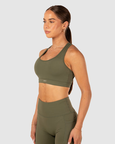 Energy Support Sports Bra Military