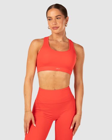 Energy Support Sports Bra Red