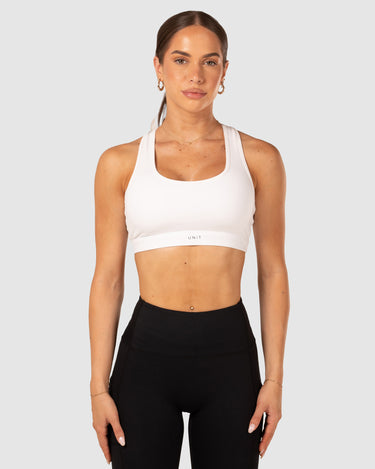 Energy Support Sports Bra White