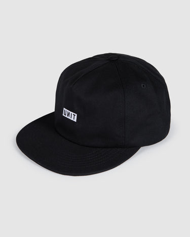 Forum Unstructured Snapback Cap Black