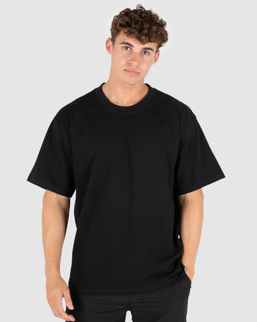 mens Heavy Oversized Tee black