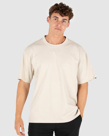 mens Heavy Oversized Tee cement