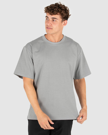 mens Heavy Oversized Tee grey