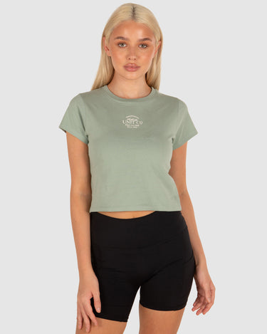 Porter Baby Tee Sage Green