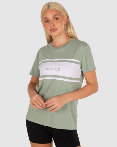 UNIT Headline Ladies T-Shirt Sage Green
