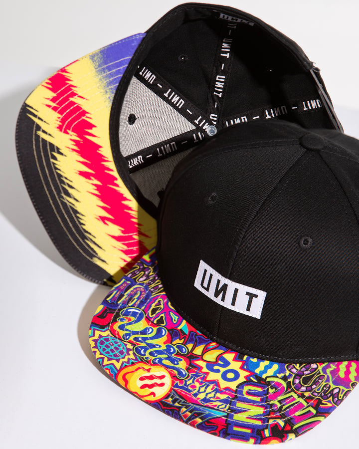 UNIT Fizzle Youth Flat Peak Snapback Cap