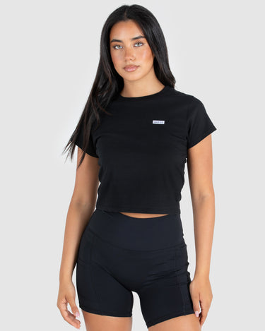 Recap Baby Tee Black