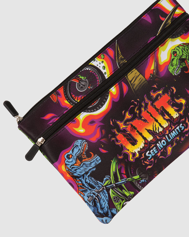UNIT Flame Rex Double Pencil Case