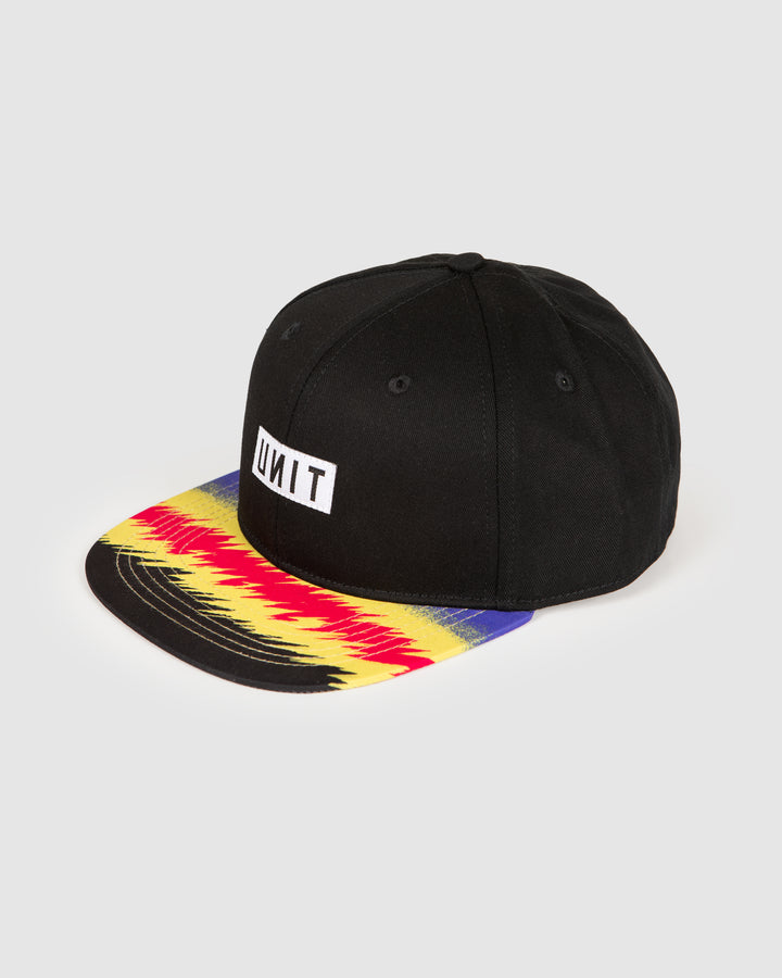 UNIT Electric Youth Flat Peak Snapback Cap