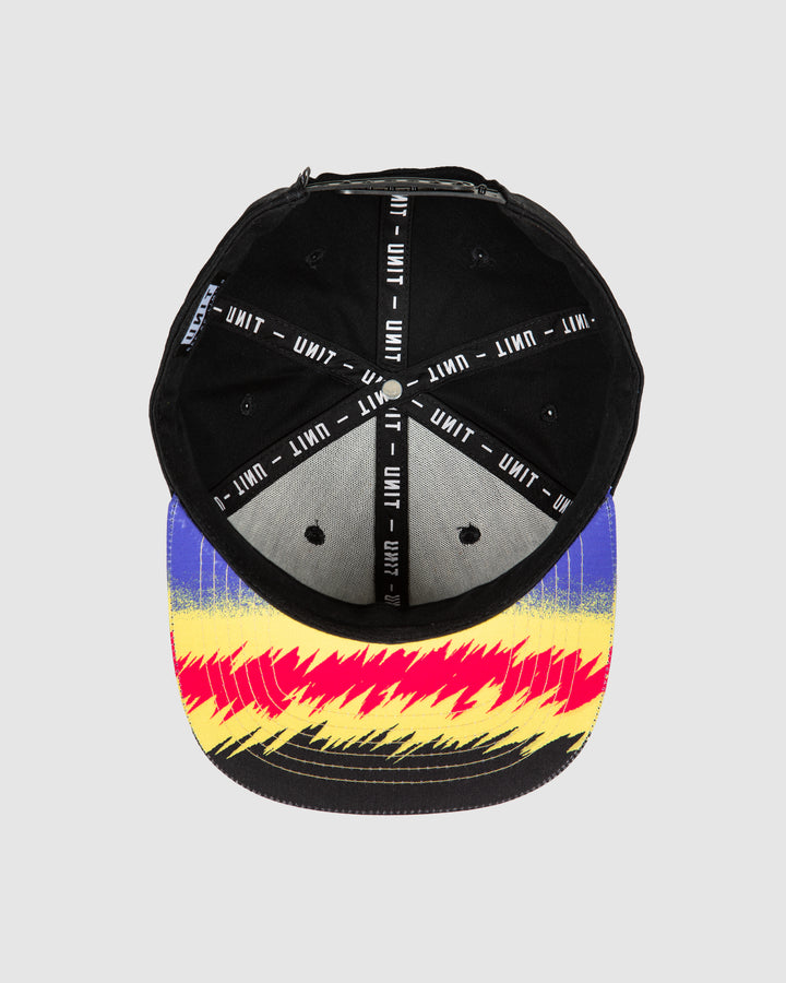 UNIT Electric Youth Flat Peak Snapback Cap