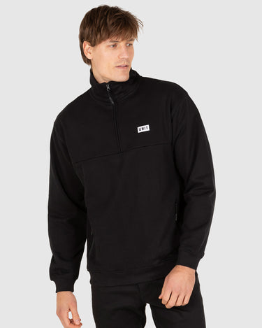Boulevard Half Zip Fleece Black