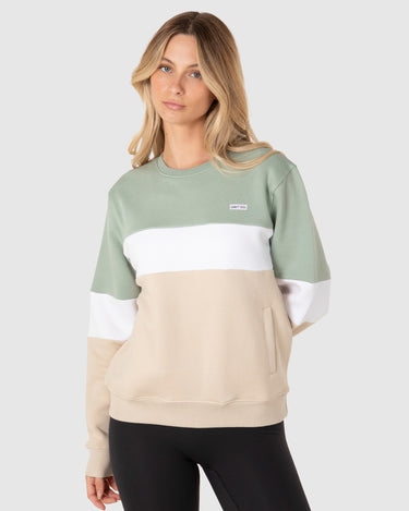 Coco Crew Sweater Sage Green