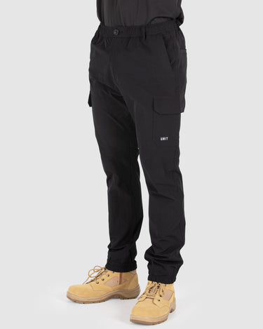 Mens Cuffed Flexlite Utility Pants Black