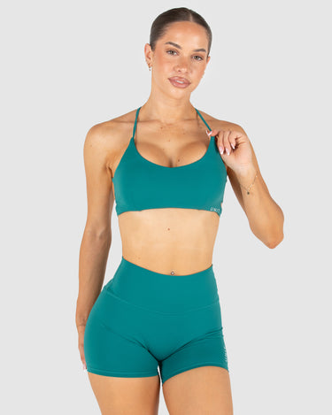 Glide Strap Sports Bra Forest Green