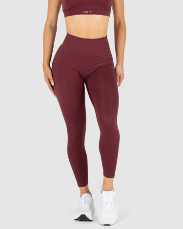 Glide Leggings Burgundy