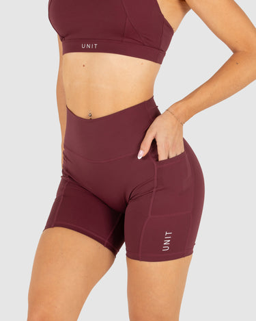 Glide Shorts Burgundy