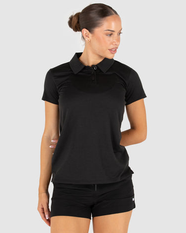 Women's Elite Flex Polo Black