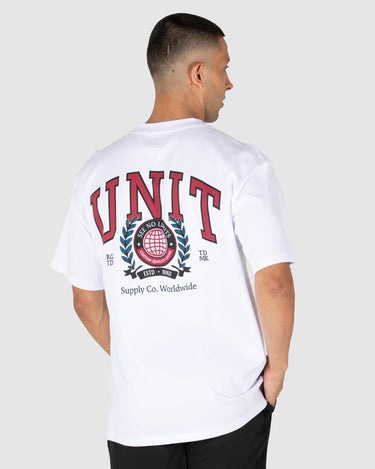 Track Oversized Tee White