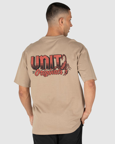 Claw Oversized Tee Tan