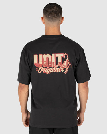 Claw Oversized Tee Washed Black