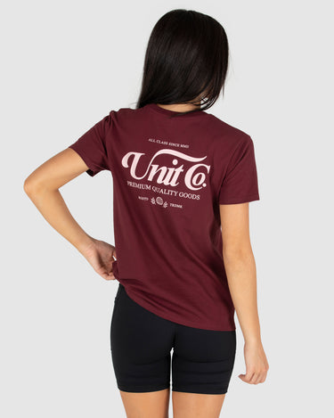 Parker Tee Burgundy