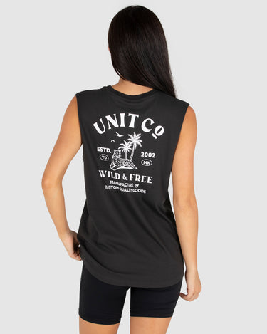 Lodge Muscle Tee Washed Black