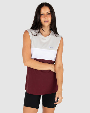 Coco Muscle Tee Burgundy