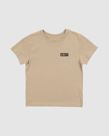 Kids Case Tee Tan