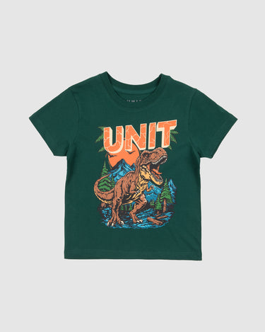 Kids Roarland Tee Forest Green