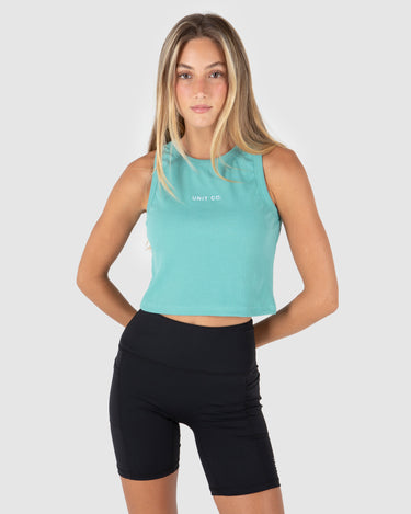 Studio Tank Top Seafoam