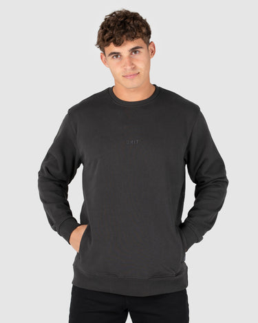 Central Crew Sweater washed black