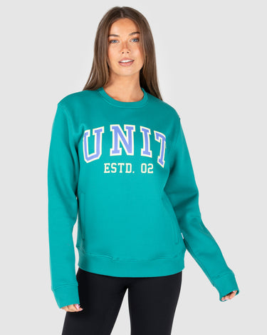 Championship Crew Sweater Persian Teal