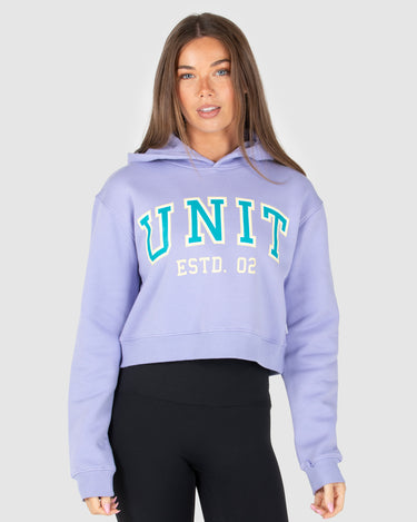 Championship Cropped Hoodie Lavender
