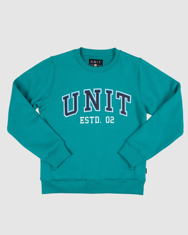 Youth Championship Crew Sweater Persian Teal