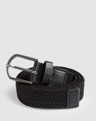 Braided Stretch Belt Black