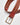 Braided Leather Stretch Belt Dark Tan