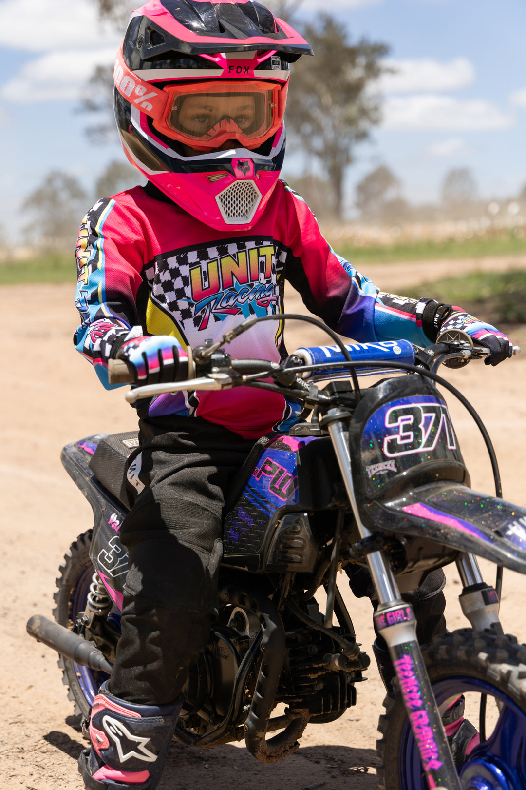 UNIT Turbo Kids Riding Jersey