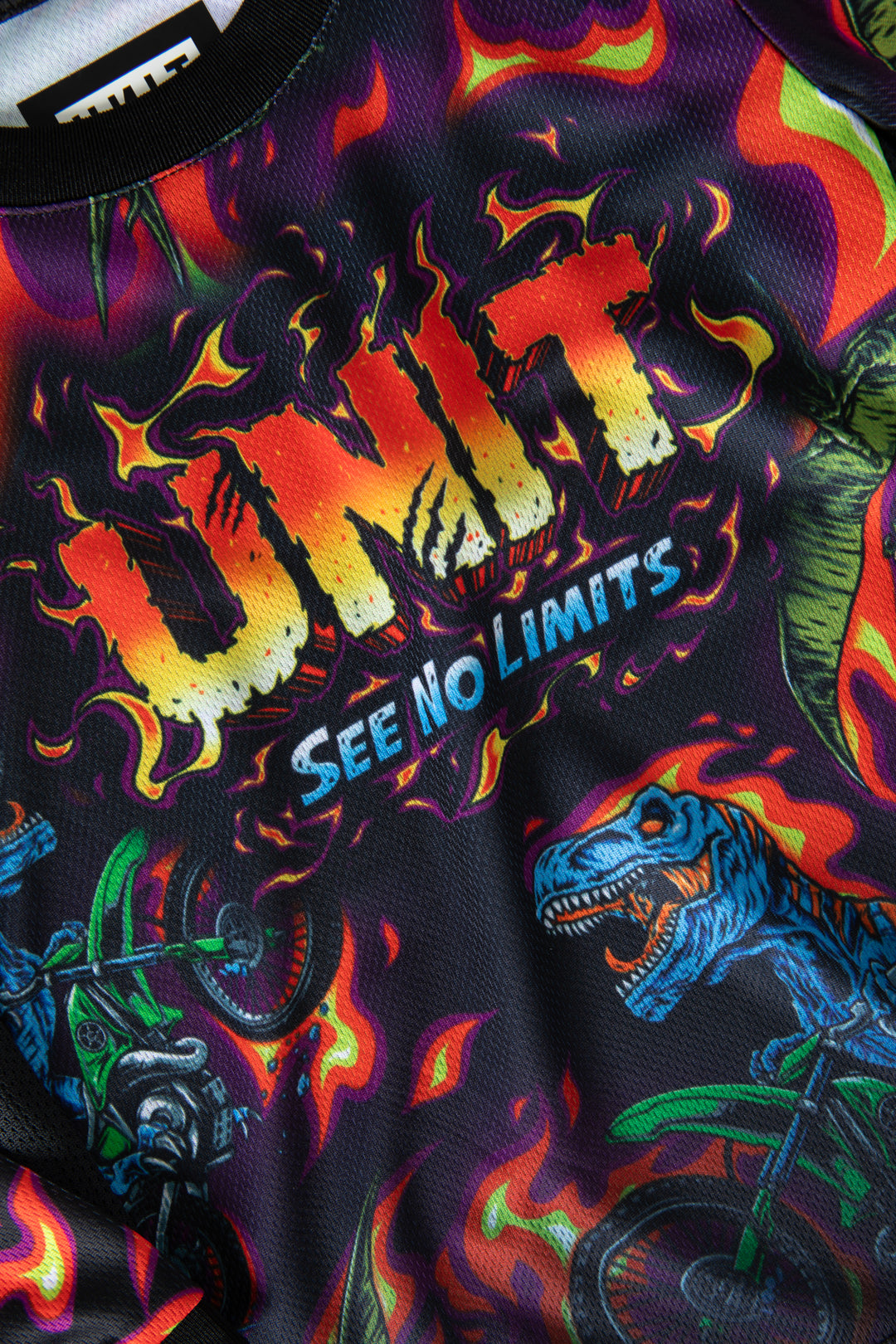 UNIT Flame Rex Kids Riding Jersey