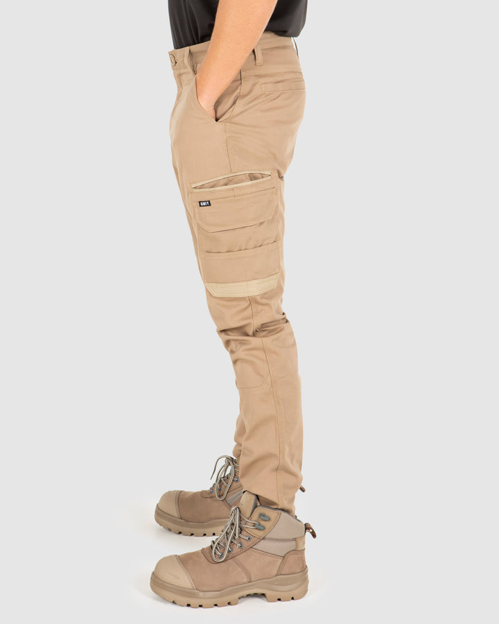 Demolition Cargo Work Pants Khaki